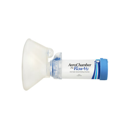 AeroChamber Plus Flow-Vu z maską dla dorosłych (Niebieski)