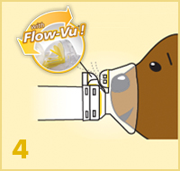 AeroChamber Plus Flow-Vu z maską dla dzieci instrukcja użytkowania - 4. krok