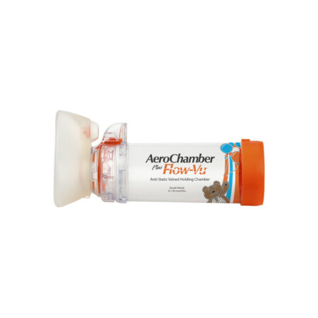 Produkt - AeroChamber Plus Flow-Vu z maską dla niemowląt (pomarańczowy)