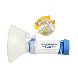 AeroChamber Plus Flow-Vu maska dla dorosłych (Niebieski)