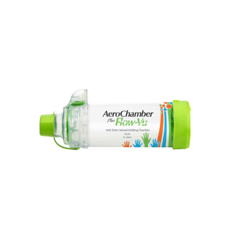 Produkt - AeroChamber Plus Flow-Vu z ustnikiem - KIDZ - (Zielony)